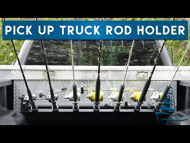 f150 fishing rod holder Truck Bed Rod Storage Holds up to six rods firmly with adjustable straps to prevent movement or damage Boat Outfitters Ford F-150 Rod
