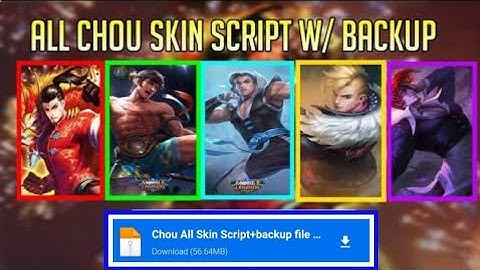 All skin chou script 100% no ban🚫 | angry🚫 (Password in description)