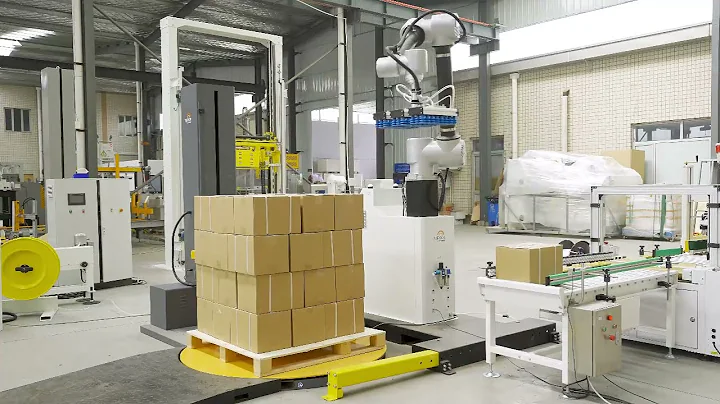 “Smart & Safe Automation! Collaborative Robot Palletizer in Action”