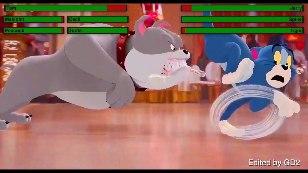 Tom & Jerry Wedding Mayhem with healthbars