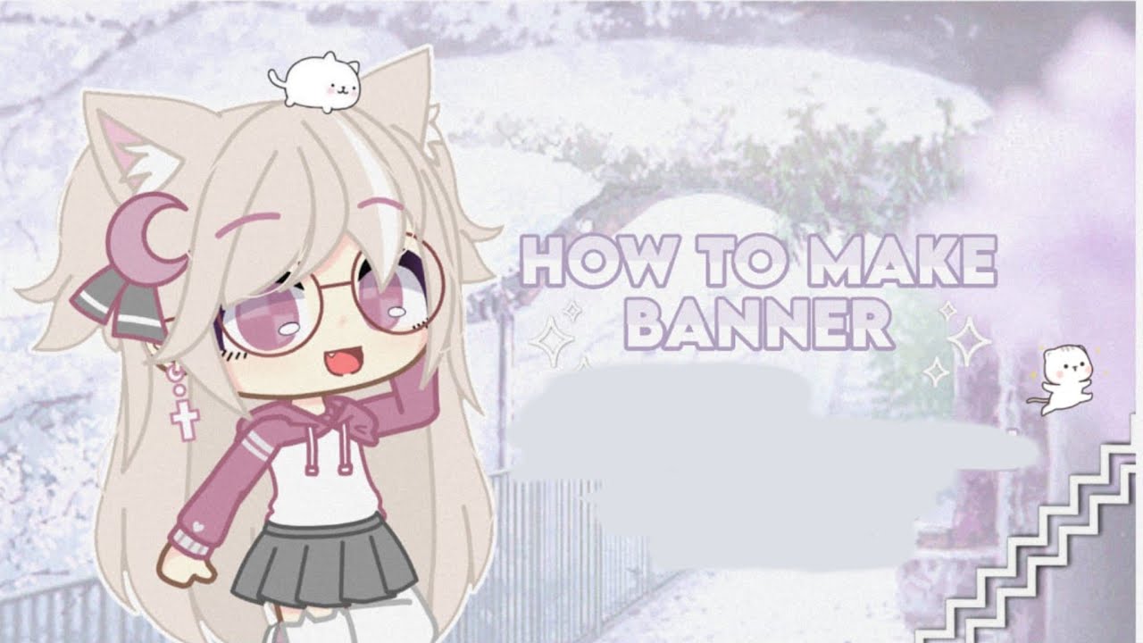 How To Make a cute banner for you're channel! qwq - YouTube