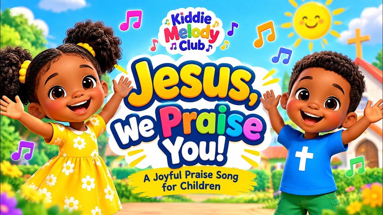🎵 Jesus, We Praise You! | Joyful Christian Praise Song for Kids 🙌❤️