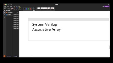 SystemVerilog Associative array