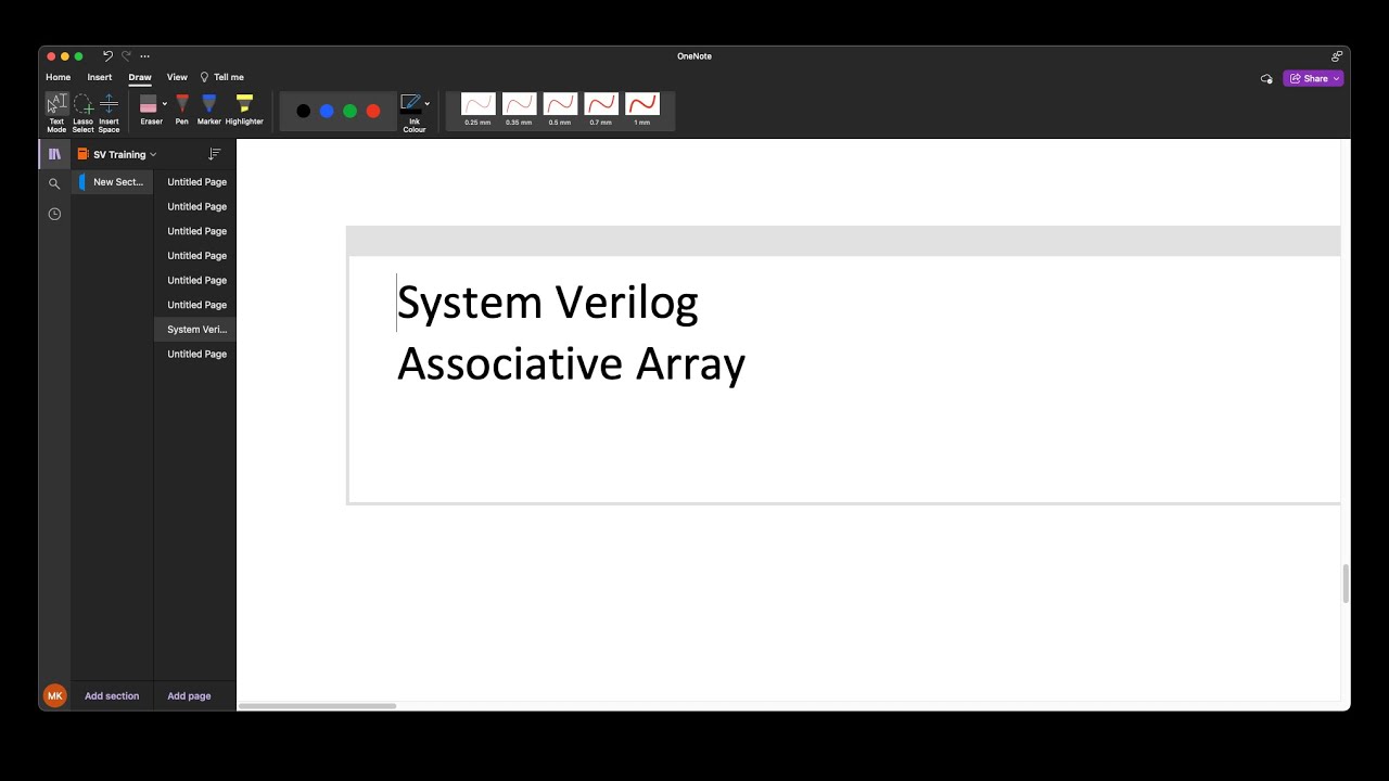 SystemVerilog Associative array - YouTube