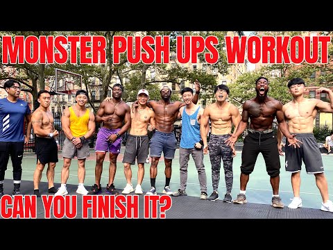 High Volume Push Ups Workout For Mass and Strength | Group Push Ups Routine