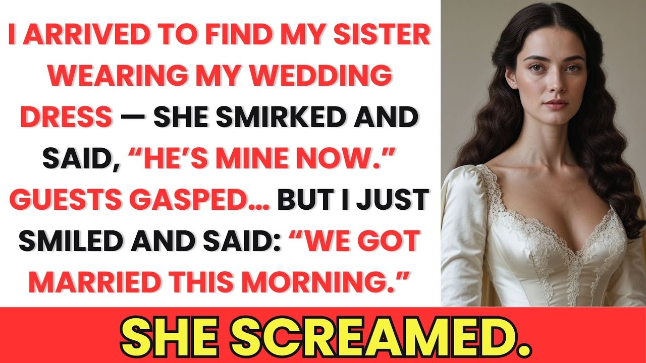 I Arrived to Find My Sister Wearing My Wedding Dress—I Had Already Married Her Fiancé That Morning