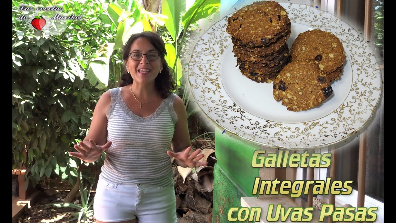 Galletas Integrales con Uvas Pasas