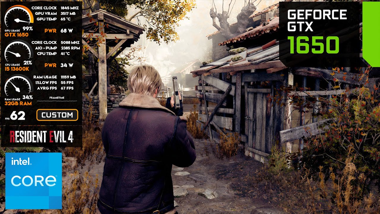 GTX 1650  Red Dead Redemption 2 - Retested in 2021 (optimized) 