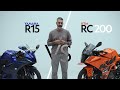 Your first sportsbike yamaha r15 vs ktm rc200