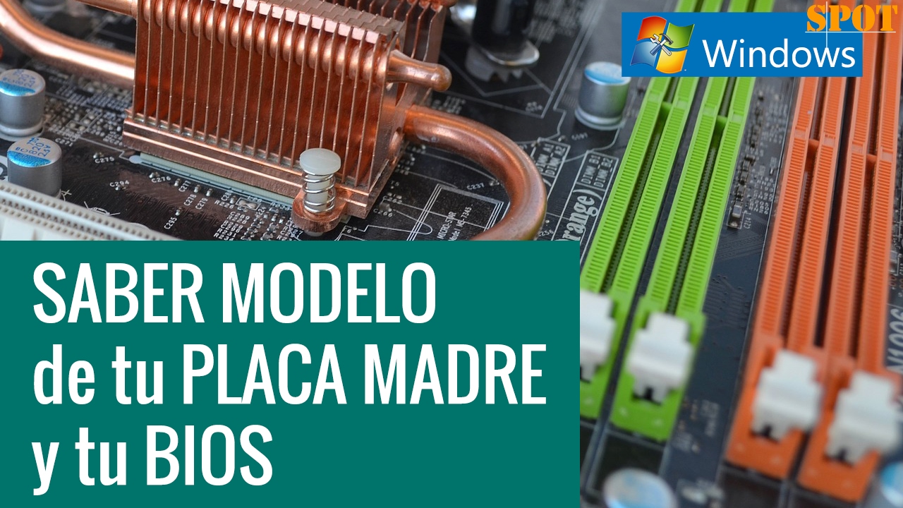 Saber el modelo de tu placa madre y la versión de la BIOS - YouTube