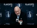 Mikhail Sergachev, Lawson Crouse, Clayton Keller and André Tourigny | 05.01 Postgame Media