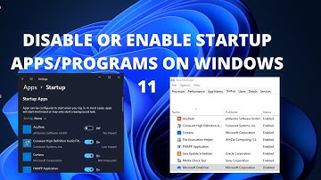 Disable or Enable Startup Apps on Windows 11