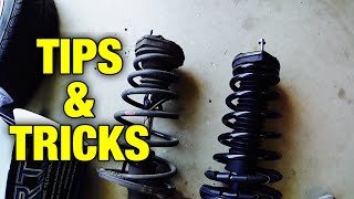 Camry Avalon ES300 Toyota Lexus Rear Strut Coil Spring Replacement | 92 - 03 | Bad Shock Strut