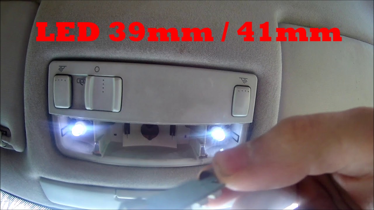 1999 GOLF Mk4 - Which bulb and how to replace bulb on center roof lights -  YouTube