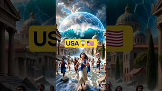 🌊 The Lost City of Atlantis in 60 Seconds! 🤯 #Shorts #usashorts #trending