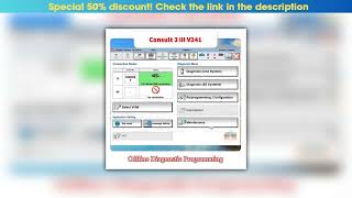 Hands-on 2025 Consult 3 Ⅲ Plus V241 Diagnostic Software 226 Offline Programming•••••••••••••••••••• screenshot 3