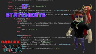 Begginer's Scripting Tutorial in Roblox Studio || If Statements || Scripting Tutorial #7