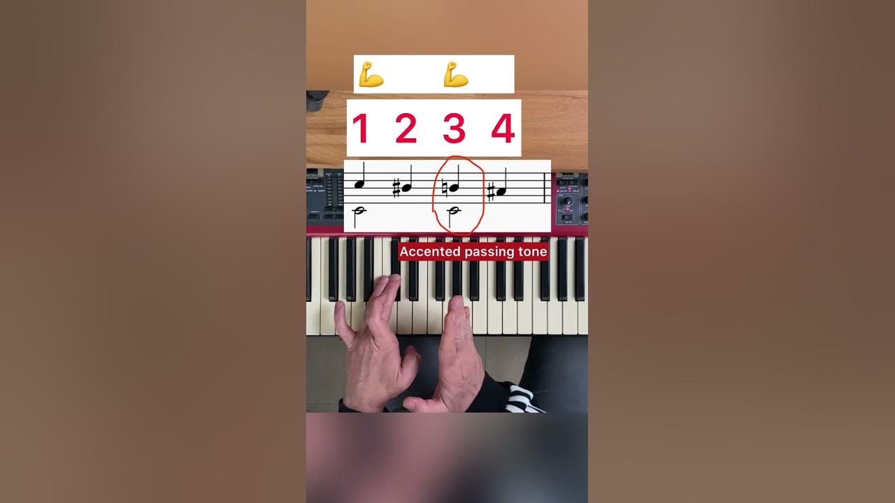 What is an accented passing tone? chordprogression harmonies 