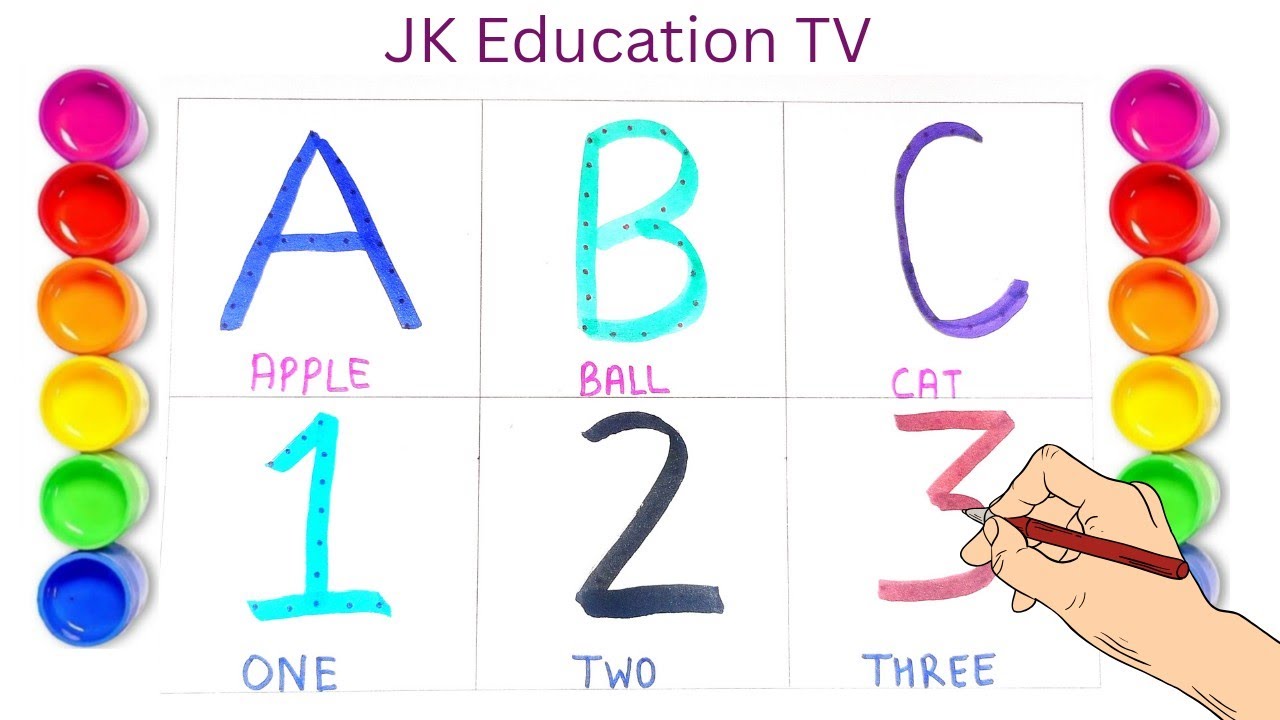 Learn to count,Alphabet,Counting 1 to 100,Number song,ABCD,Nursery ...