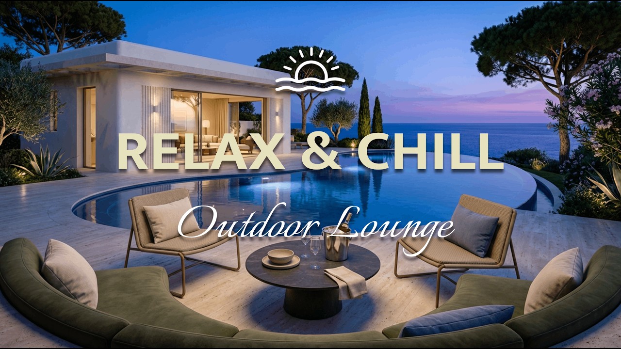Elegant Chillout Lounge Evening | Luxury Deep House Mix for Outdoor Nights