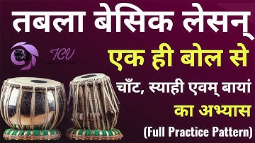 Tabla Tutorial For Beginners | Tabla Basic Lesson | Tabla Practice Pattern | Tabla Class Vrindavan