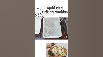 Squid Ring Cutter Cutting Machine Squid Slicer