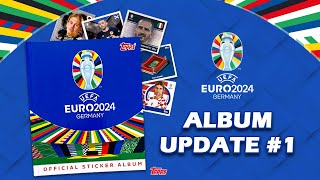 TOPPS UEFA Euro 2024 Stickerkollektion - ALBUM-UPDATE 1