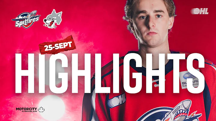 OHL Highlights Sudbury Wolves at Windsor Spitfires Sep  25, 2025   OHL   Ontario Hockey League
