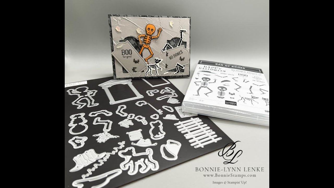 Stampin’ Up! Bag of Bones "No Bones" Card - YouTube