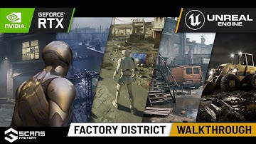 [UE4][SCANS] Factory Abandoned District BUNDLE 3in1 + EXTRA MAP
