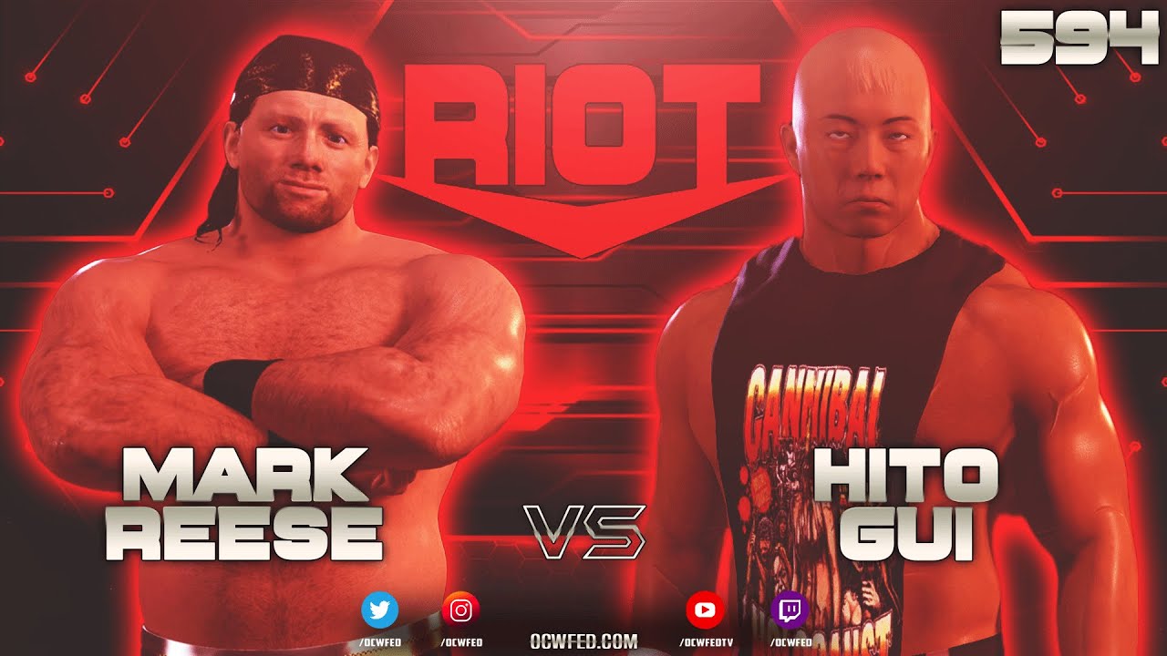 Athes Gui Riot WWE 2K Online Mark Reese vs. Hito-Gui - Riot 594 - YouTube