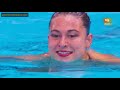 Nada Daabousova (SVK) Solo Technical Final Glasgow European Championships 2018