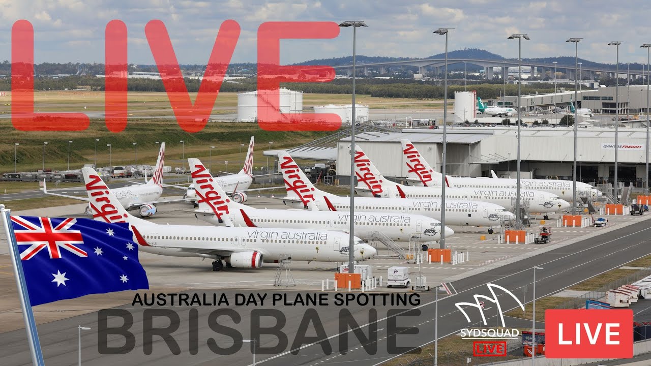 🔴 LIVE Brisbane Plane Spotting Australia Day Stream w/ Matt + ATC 🔴