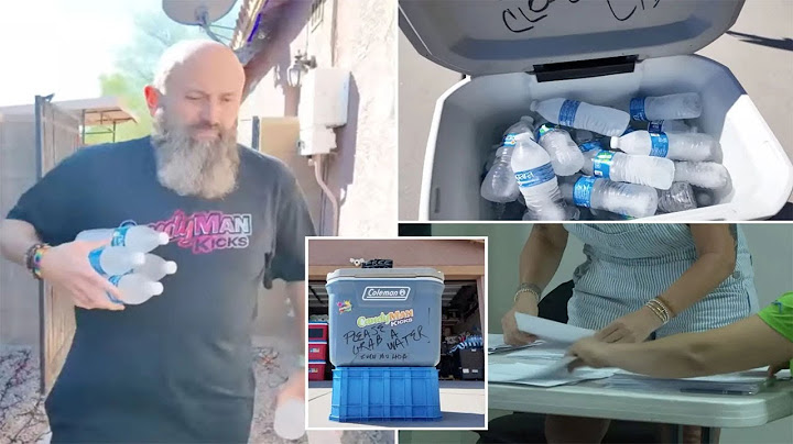 Arizona man fined $100 for giving free water, clashes with HOA