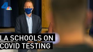 LAUSD Discusses Coronavirus Testing and Contact Tracing at Schools | NBCLA