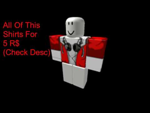All This Items For 5 Robux Shirts Edition Check Desc Youtube