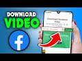 How to Download Facebook Video on iPhone & Android (2026)
