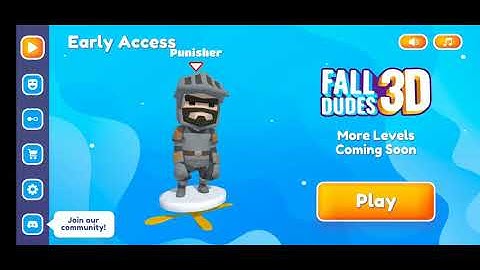 (My first gameplay) Fall Dudes 3D early access