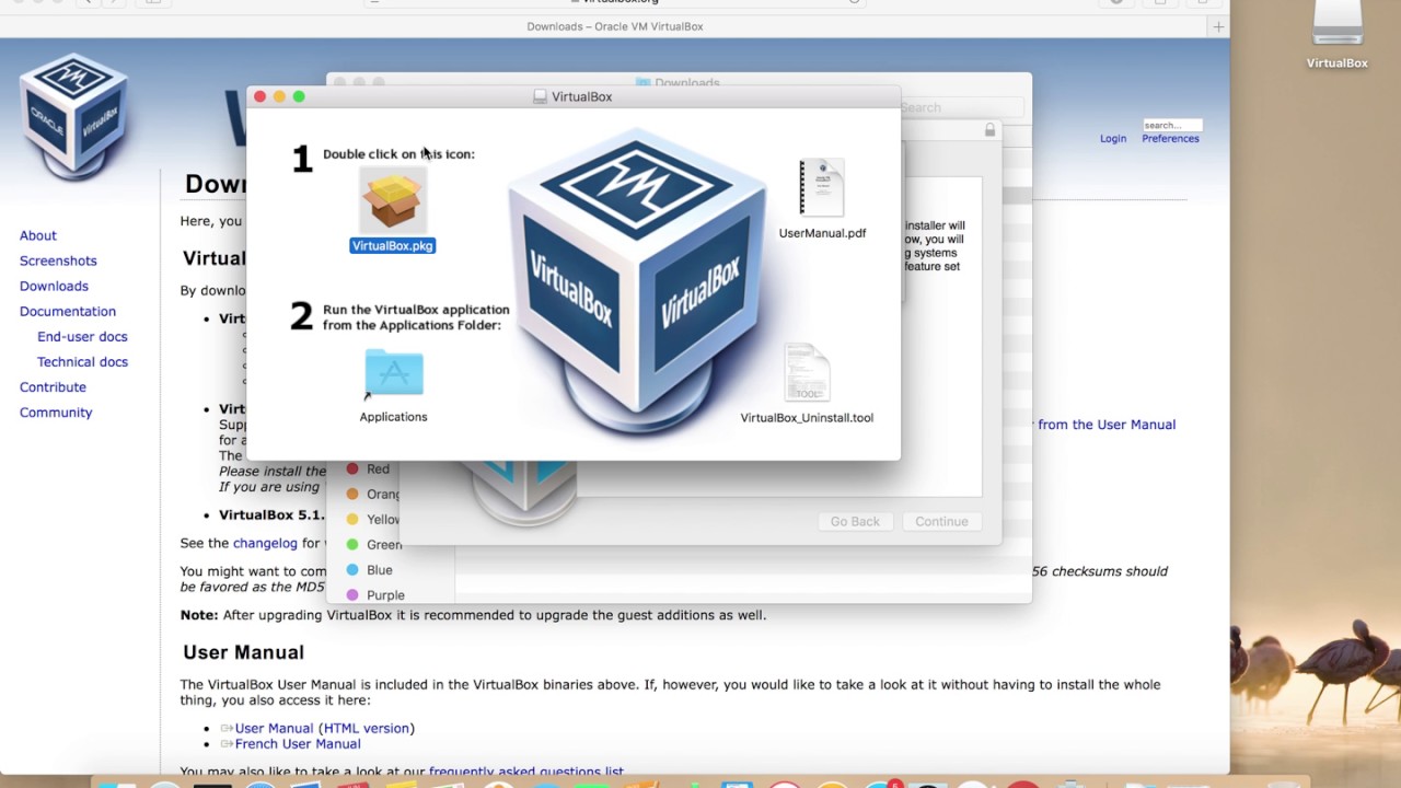 how to install mac os on virtualbox amd