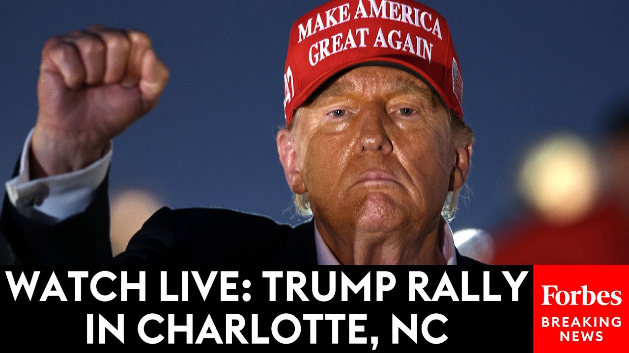 TUNE IN: Former President Trump Holds A Campaign Rally In Charlotte, North Carolina