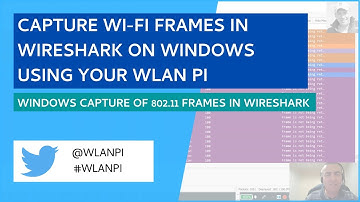 Wireshark plugin for WLANPi wireless captures using Windows 10