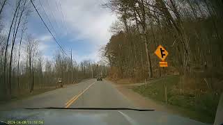 Rome to Redfield NY 2024 Total Solar Eclipse Trip Dashcam Views