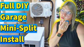 How to Install a Mini Split in Your Garage Workshop - Full DIY Installation
