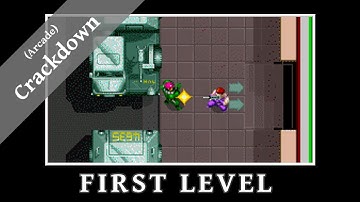 (first level) Crackdown, arcade, Sega, 1989