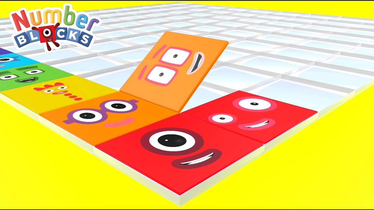 Master Counting 1 to 100 while putting number blocks toys in jello molds