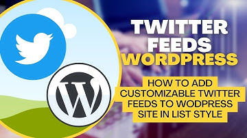 How to add Twitter feeds to WordPress Site in list style