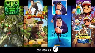 Temple Run 2 Lost Jungle Vs Danger Dash Vs Agent Dash Vs Subway Surfers Saint Petersburg Endless Run screenshot 2
