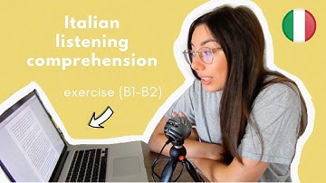 Italian listening comprehension: il bar italiano (B1-B2) ita audio + transcript