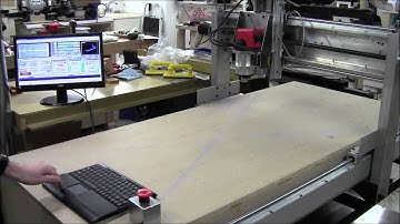 DIY CNC Router Build Day 41 - First program running!!!