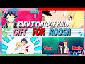 Raku x chitoge halo  gift for roosa